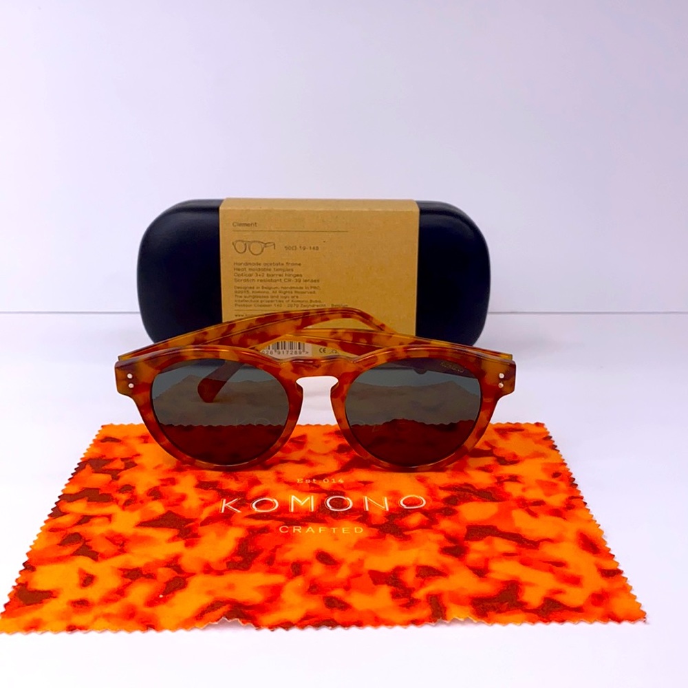 KOKONO Clement Caramel Demi New Sunglasses tortoiss round - Picture 12 of 16